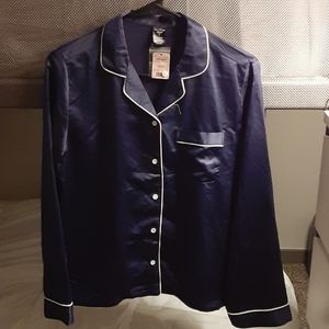 Night shirt, navy blue